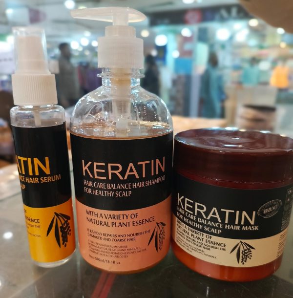 Keratin Hair Mask | Pack Of 3 Items